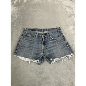 Levi's 559 Denim Jean Shorts Women's Size 32 Blue